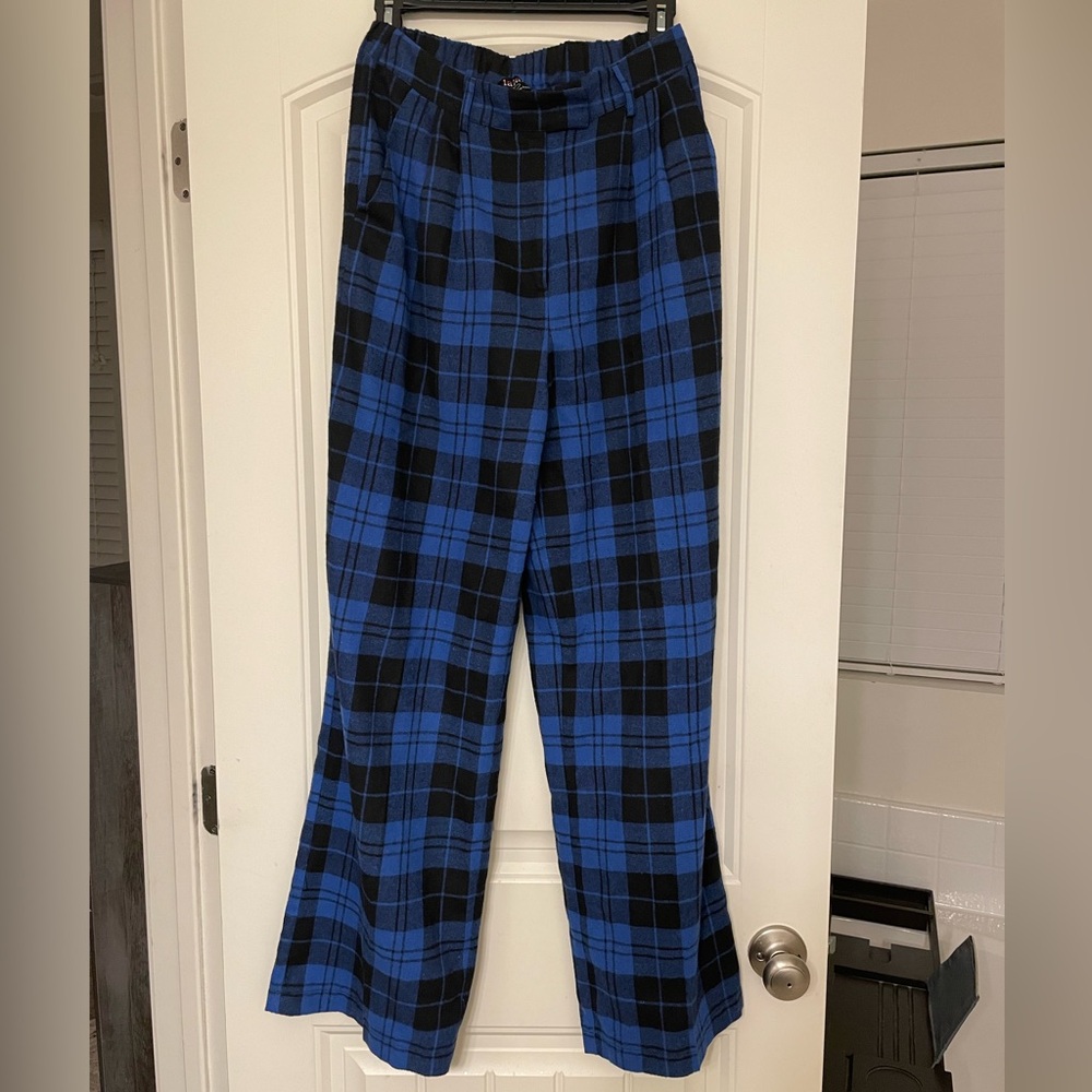 Dressed in Lala Plaid Trousers